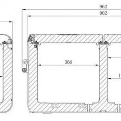 Dometic CFX3-95DZ Portable Dual Zone Compressor Cool Box and Fridge Freezer -Camping Sales Store CFX3 95DZ dometic dimensions 86170.1581604541 1