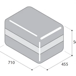 Vitrifrigo VF65P 65 Litre Portable 12v 240v Campervan Fridge Freezer -Camping Sales Store VF65 DIMS 97795.1528278529 1