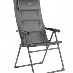 Vango Hampton DLX Deluxe Reclining Camping Chair in Light Grey