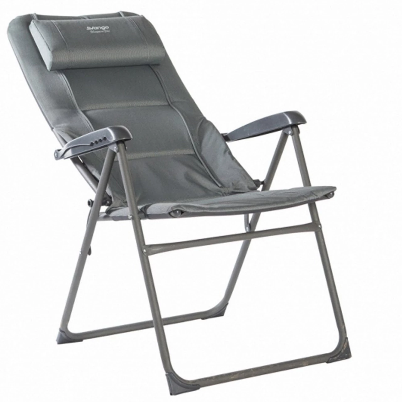 Vango Hampton DLX Deluxe Reclining Camping Chair in Light Grey 4 Vango Hampton DLX Deluxe Reclining Camping Chair in Light Grey - Image 2