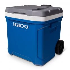Igloo Latitude 60 Quantum Roller Mobile Ice Chest Cool Box -Camping Sales Store igloo latitude quantum 60 roller wheeled cool box 34664 01 97654.1638869135 1