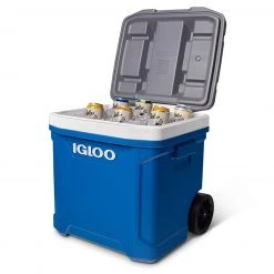 Igloo Latitude 60 Quantum Roller Mobile Ice Chest Cool Box -Camping Sales Store igloo latitude quantum 60 roller wheeled cool box 34664 04 64347.1638869137 1