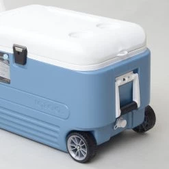 Igloo MaxCold 60 Roller Cool Box Wheeled Ice Chest -Camping Sales Store maxcold 60 quart drain wheels 91414.1425296384 1