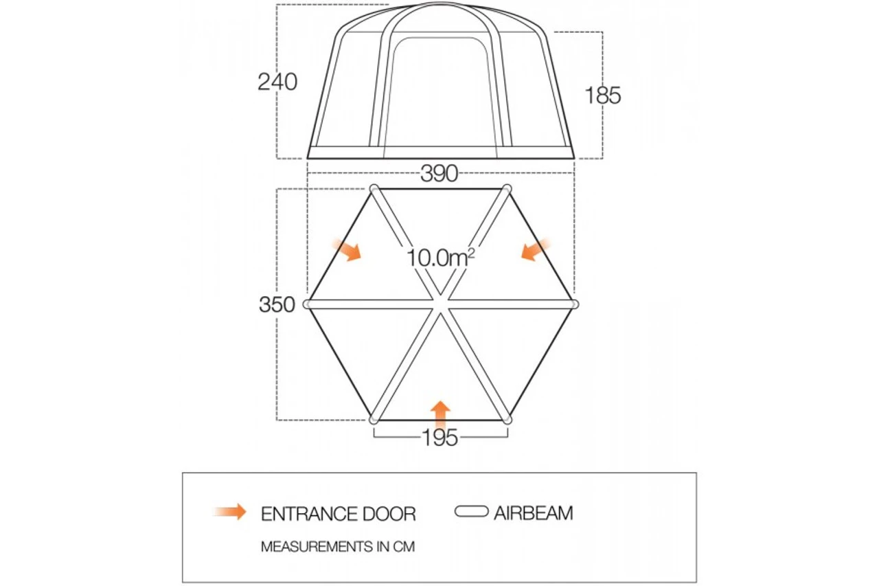 Vango AirHub Hex Camping Shelter 4 Vango AirHub Hex Camping Shelter - Image 3