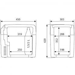 Dometic Waeco Tropicool TCX21Thermoelectric AC/DC Cool Box -Camping Sales Store waeco tcx21 dimensions 22423.1554812854 1