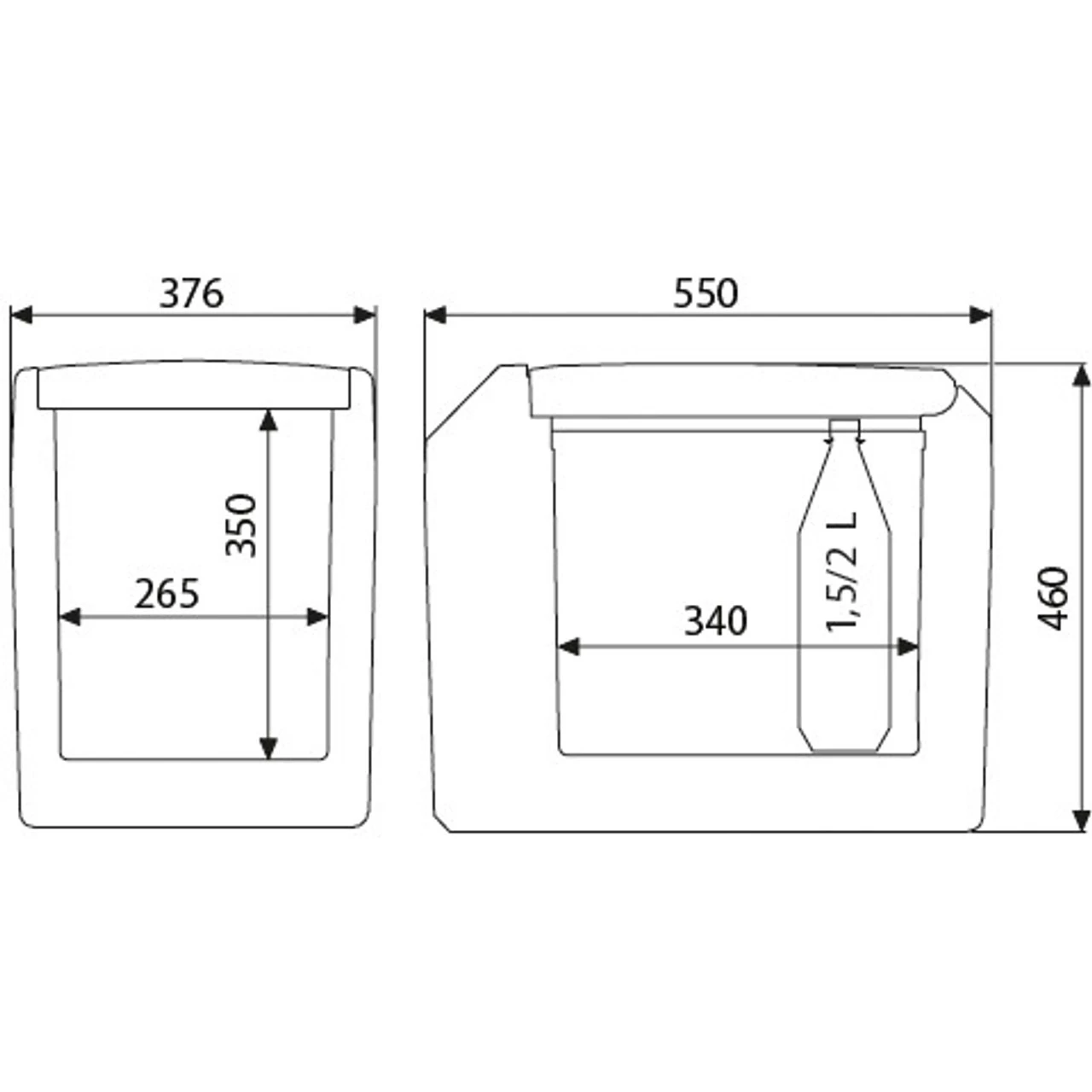 Dometic Waeco Tropicool TCX35 Thermoelectric 12v 24v mains Cool Box 6 Dometic Waeco Tropicool TCX35 Thermoelectric 12v 24v mains Cool Box - Image 4